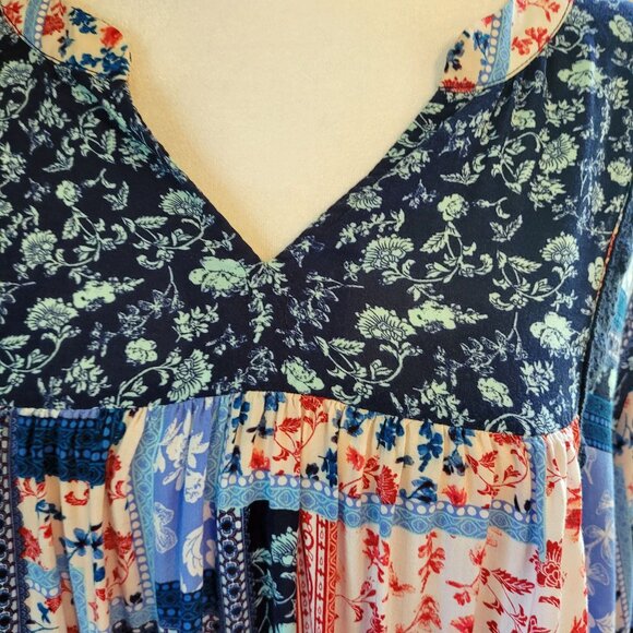 EST. 1946 Patchwork Blouse Size M - Picture 4 of 7